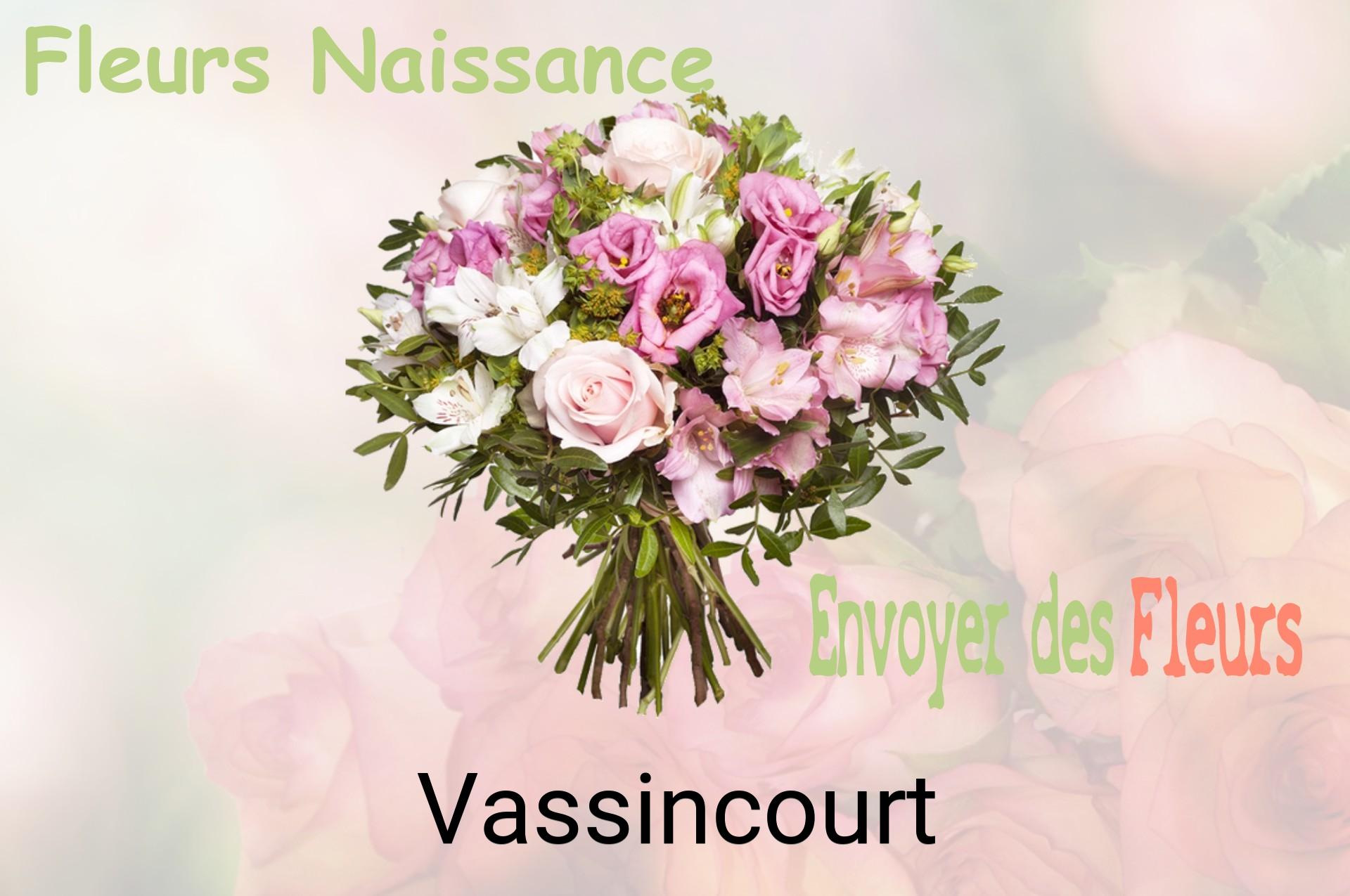 Bouquet de fleurs de naissance livré à Vassincourt
